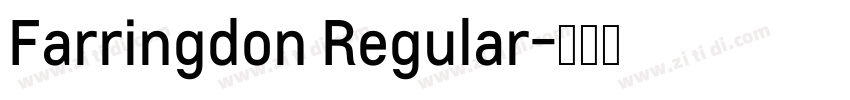 Farringdon Regular字体转换